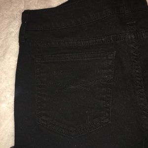 Gap Black “Summer Cut Off” Denim Shorts